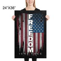 Thumbnail for Freedom Isnt Free Poster - Patriotic American Flag Art