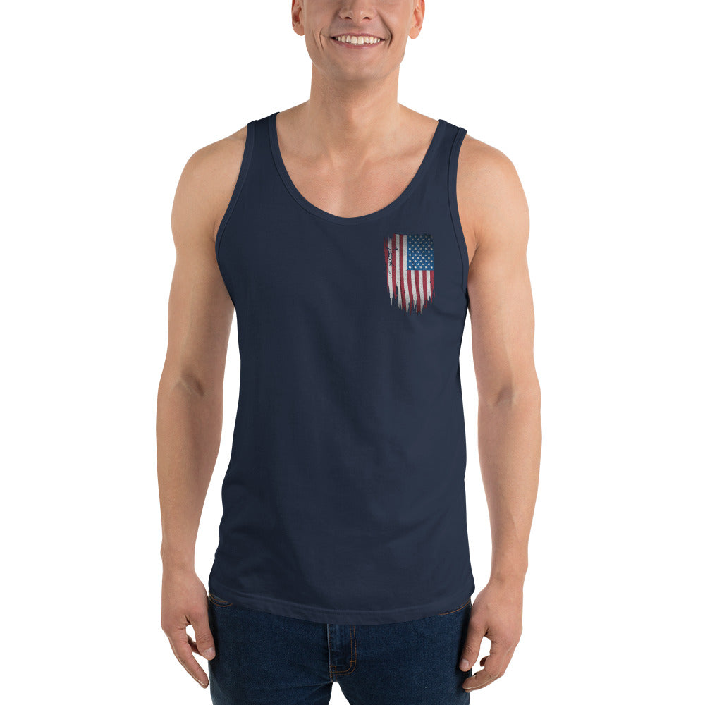 freedom-isnt-free-patriotic-tank-top-shirt-navy-front