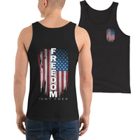 Thumbnail for Freedom Isnt Free Tank Top - Patriotic American Flag Shirt
