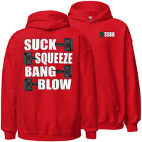 Thumbnail for Funny Mechanic Hoodie, Car Enthusiast Gift in red