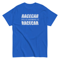 Thumbnail for Funny Racecar Shirt, Car Enthusiast Gift, Drag Racing, or Racecar T-Shirt in blue