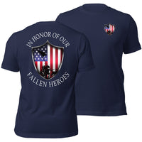 Thumbnail for Military T-Shirt In Honor Of Our Fallen Heroes