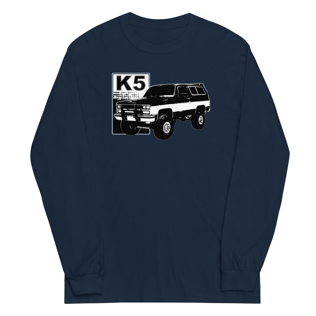 K5 Blazer Long Sleeve T-Shirt in navy