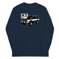 Thumbnail for K5 Blazer Long Sleeve T-Shirt in navy