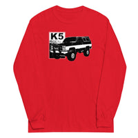 Thumbnail for K5 Blazer Long Sleeve T-Shirt in red