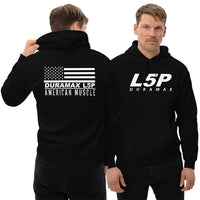 Thumbnail for L5P Duramax with American flag design modeled in black