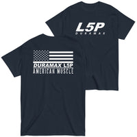 Thumbnail for L5P Duramax Shirt Mens Diesel Truck Shirt in navy