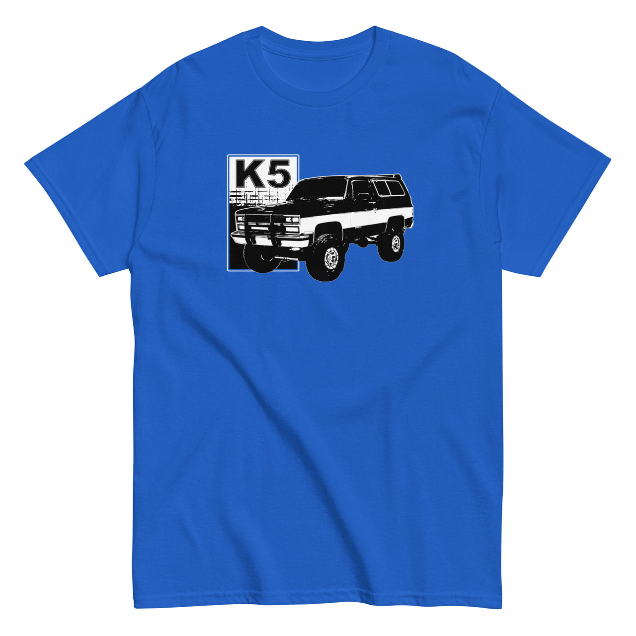 Square Body K5 Blazer T-Shirt in royal