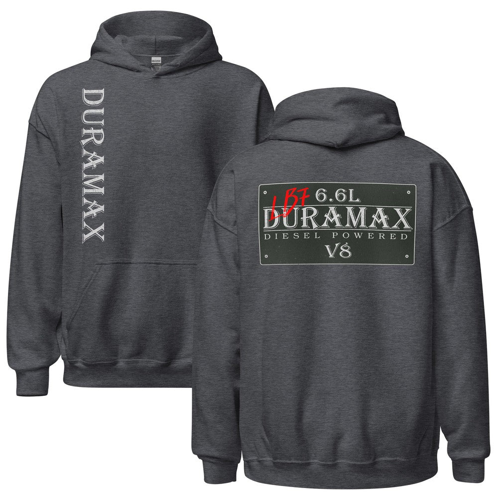 LB7 Duramax Hoodie in grey