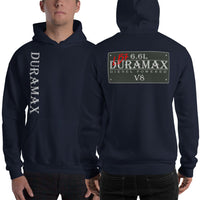 Thumbnail for LB7 Duramax Hoodie modeled in navy