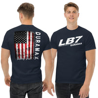 Thumbnail for LB7 Duramax T-Shirt modeled in navy