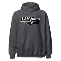 Thumbnail for LLY Duramax Hoodie Sweatshirt With Truck-In-Dark Heather-From Aggressive Thread