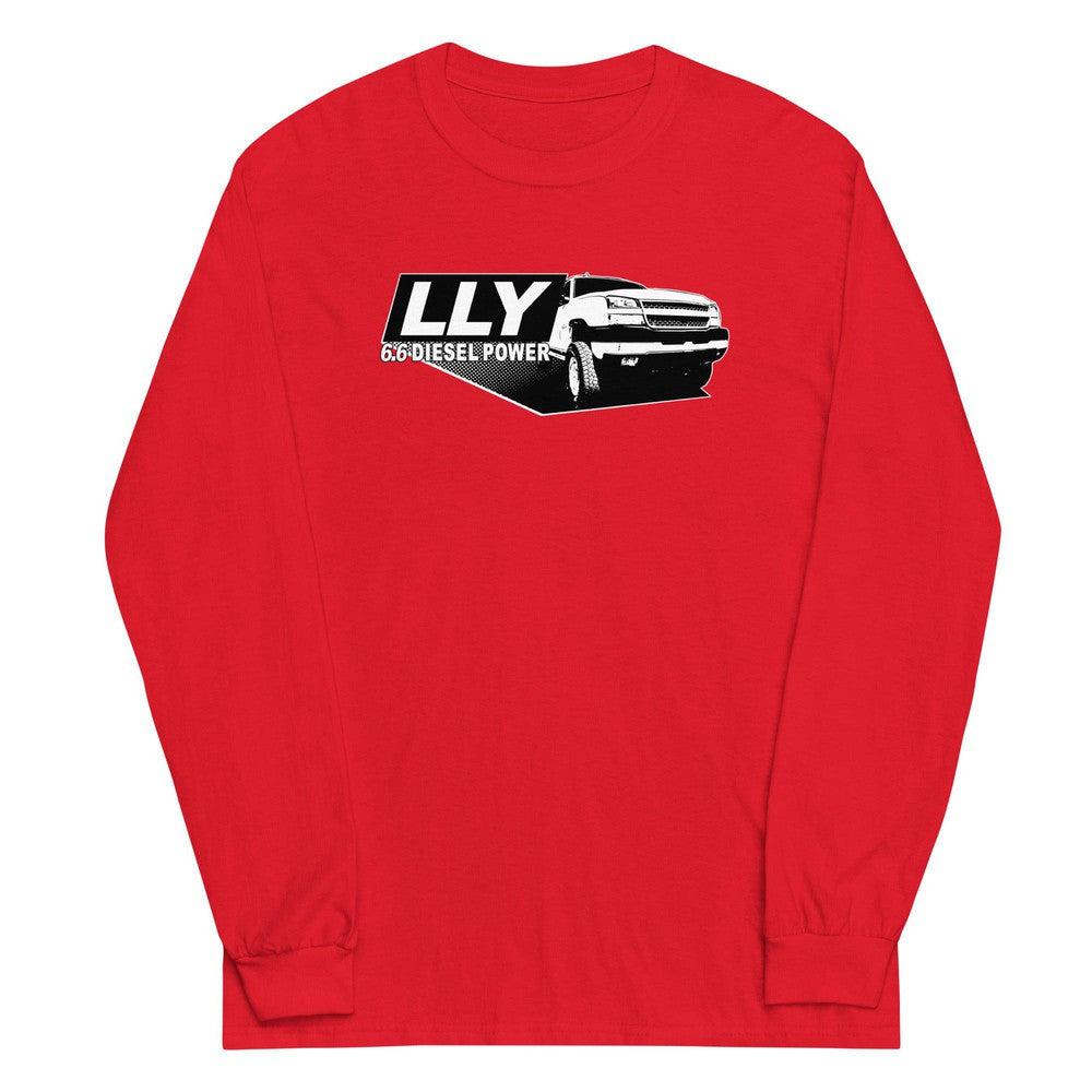 LLY Duramax Long Sleeve T-Shirt in red