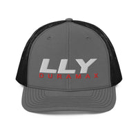 Thumbnail for lly-duramax-trucker-cap-charcoal-black-front