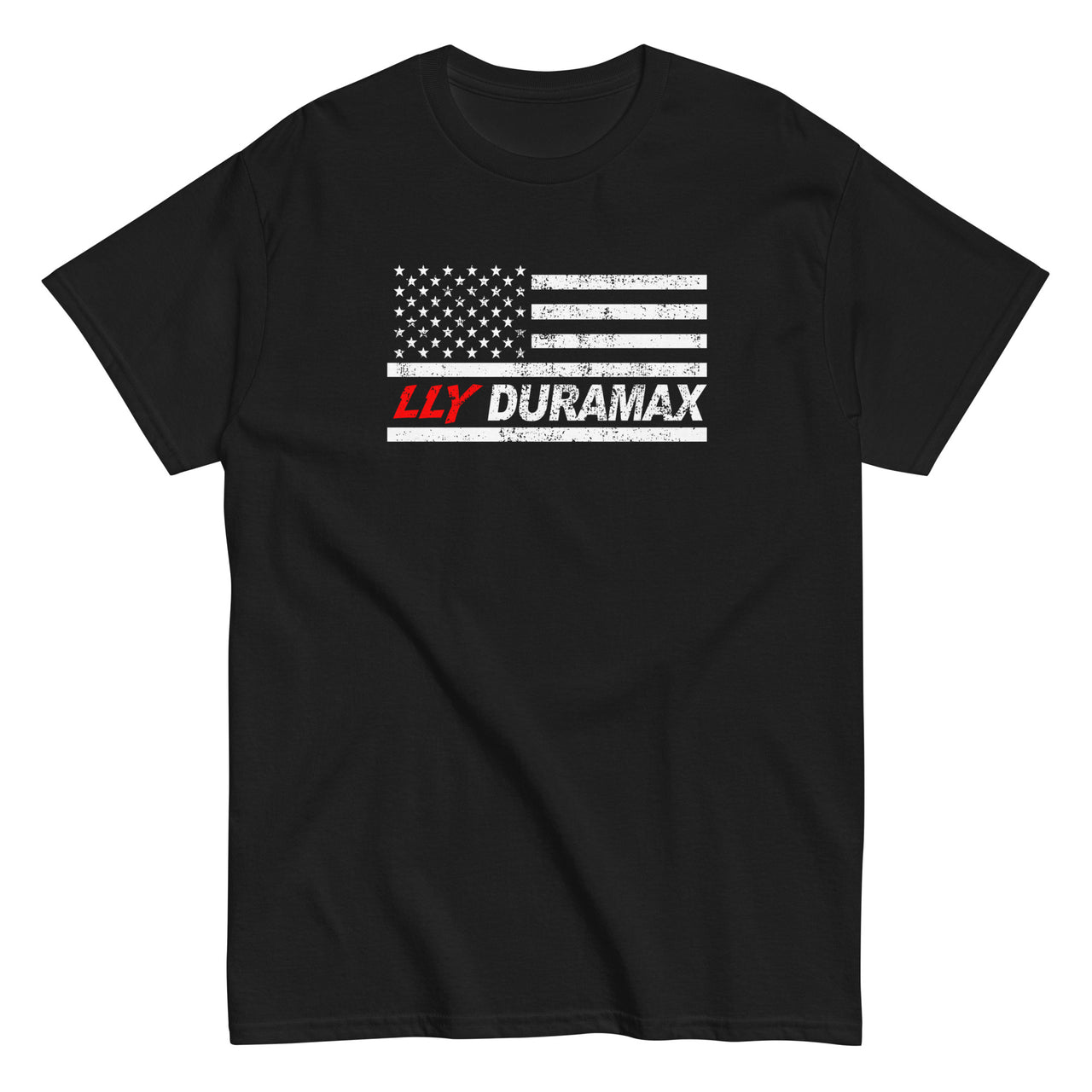 LLY American Flag Duramax T-Shirt in black