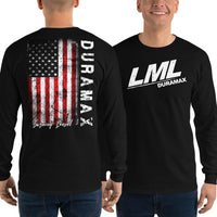 Thumbnail for LML Duramax Long Sleeve T-Shirt modeled in black