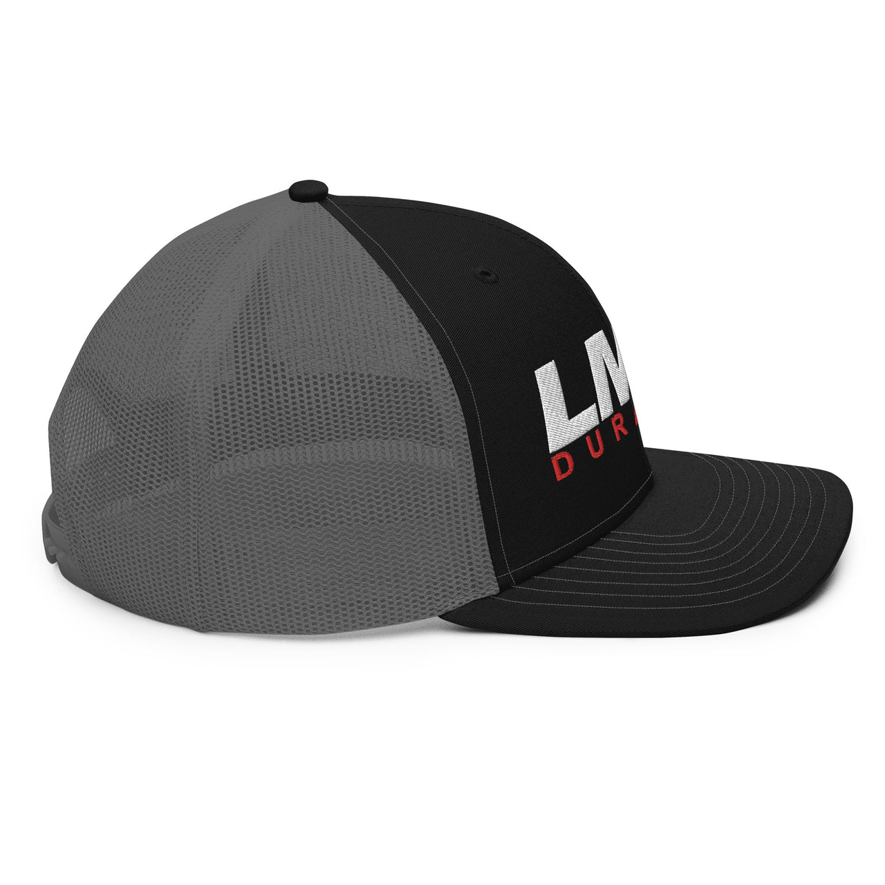 lmm-duramax-trucker-cap-black-charcoal-right-side