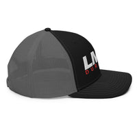 Thumbnail for lmm-duramax-trucker-cap-black-charcoal-right-side