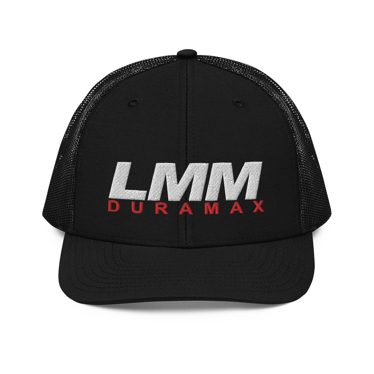 lmm-duramax-trucker-cap-black-front