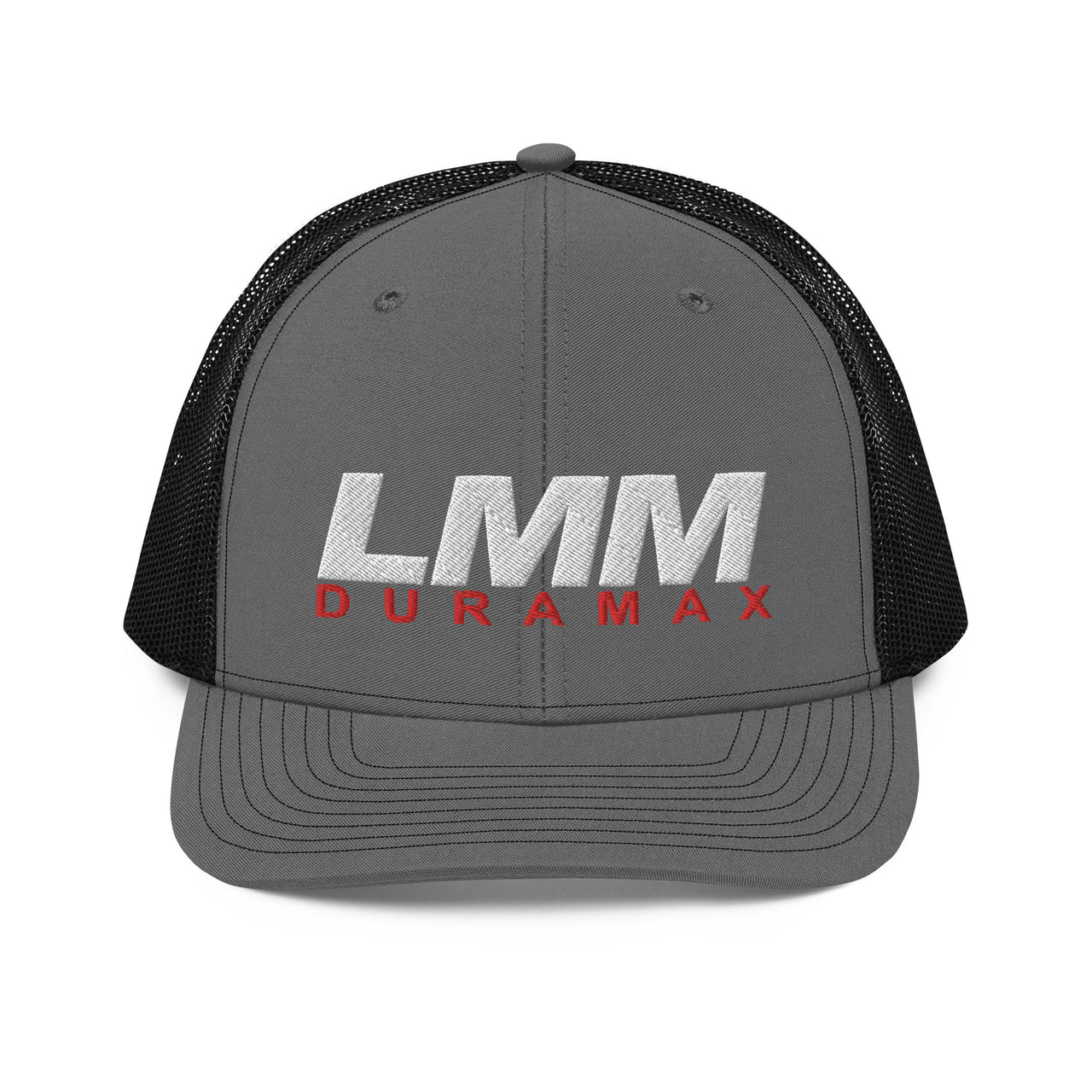 lmm-duramax-trucker-cap-charcoal-black-front