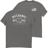 Thumbnail for Mechanic T-Shirt - I Fix What You Cant in charcoal
