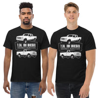 Thumbnail for men-modeling-73-IDI-Diesel-Truck-t-shirt-in-black
