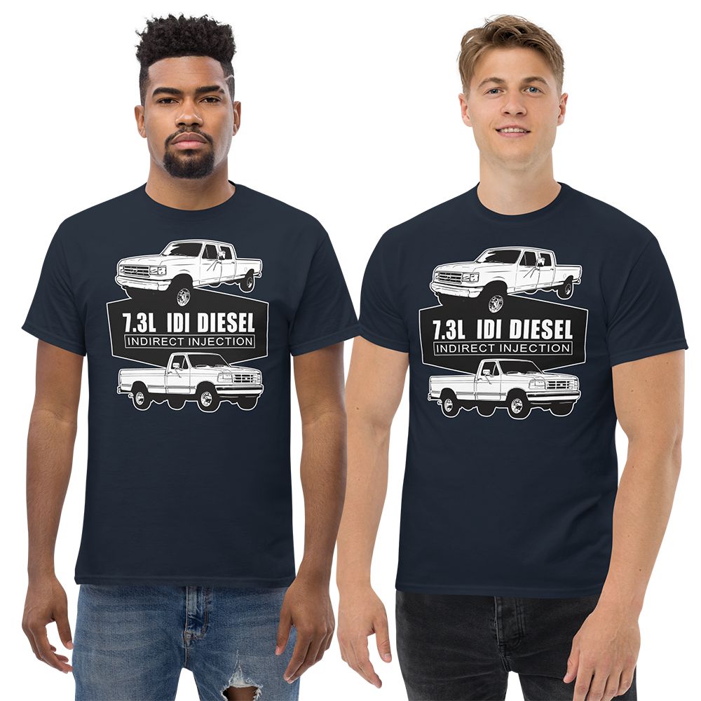 men-modeling-73-IDI-Diesel-Truck-t-shirt-in-navy