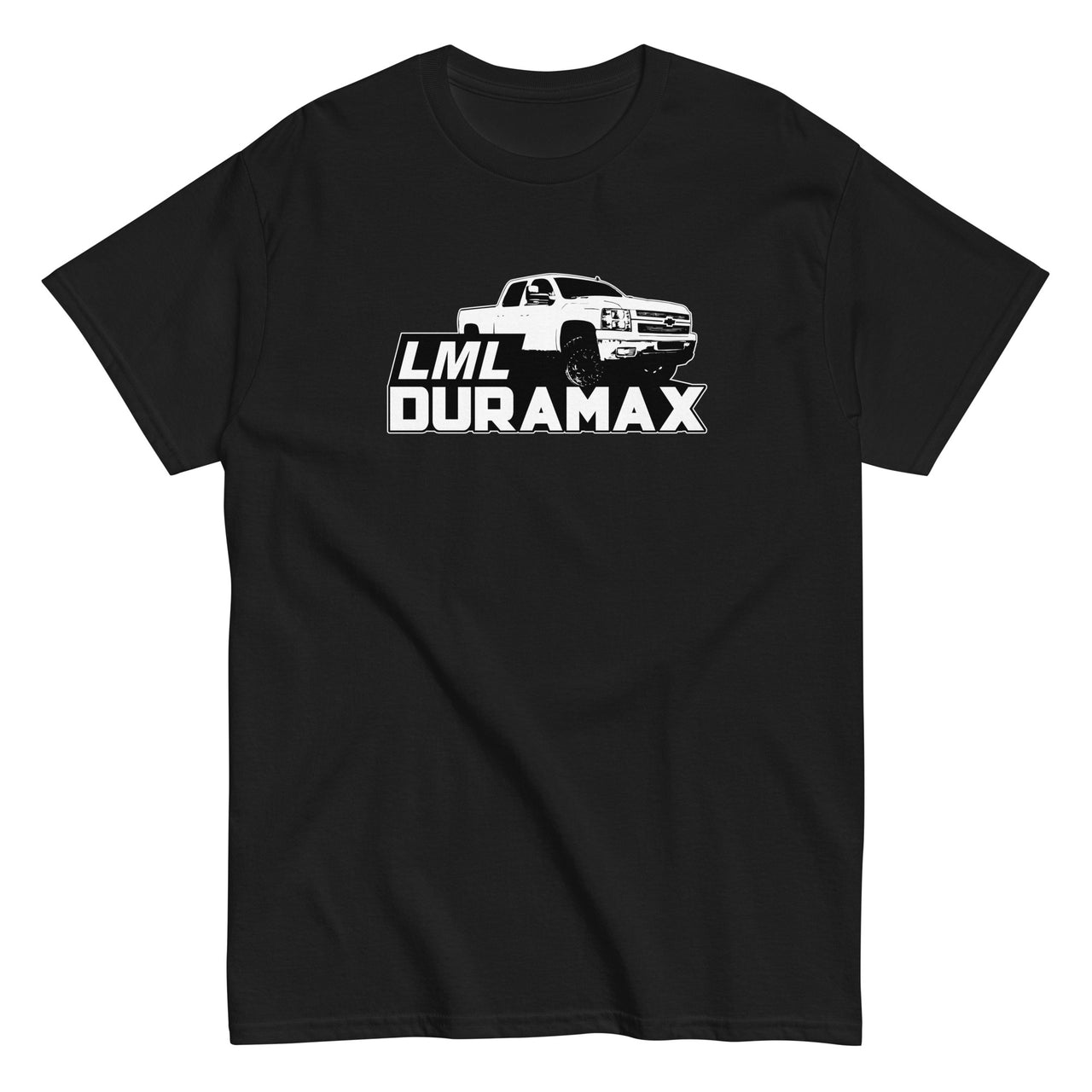 Early LML Duramax Truck T-Shirt-In-Black-From Aggressive Thread