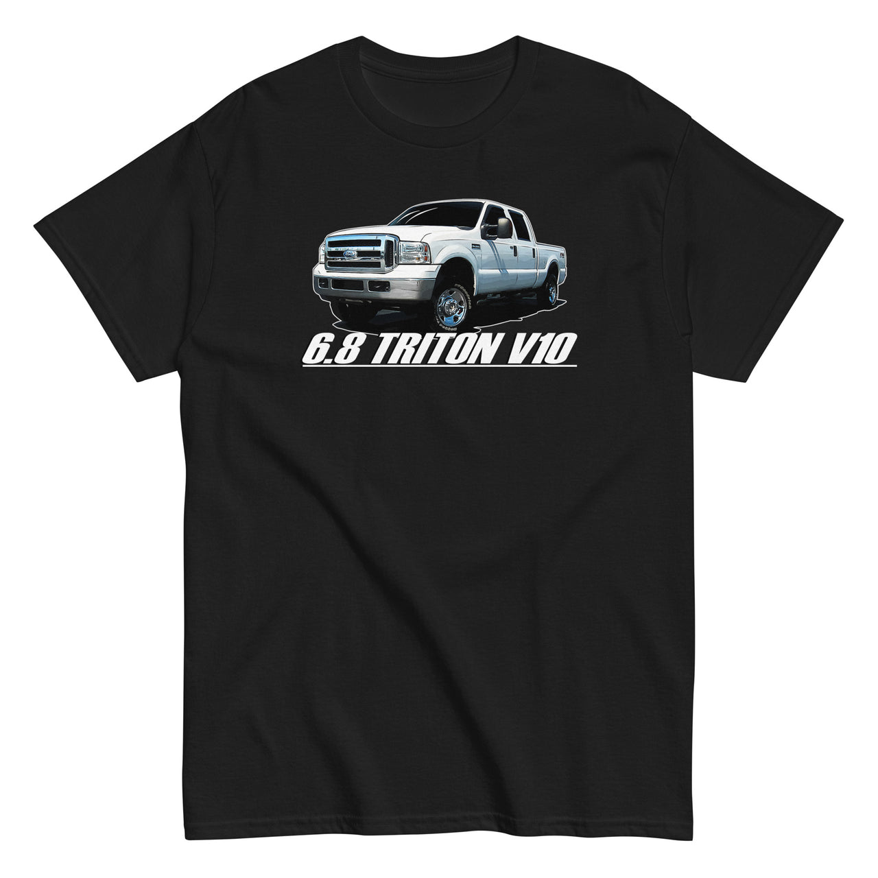 6.8 Triton V10 F250 Crew Cab T-Shirt in black