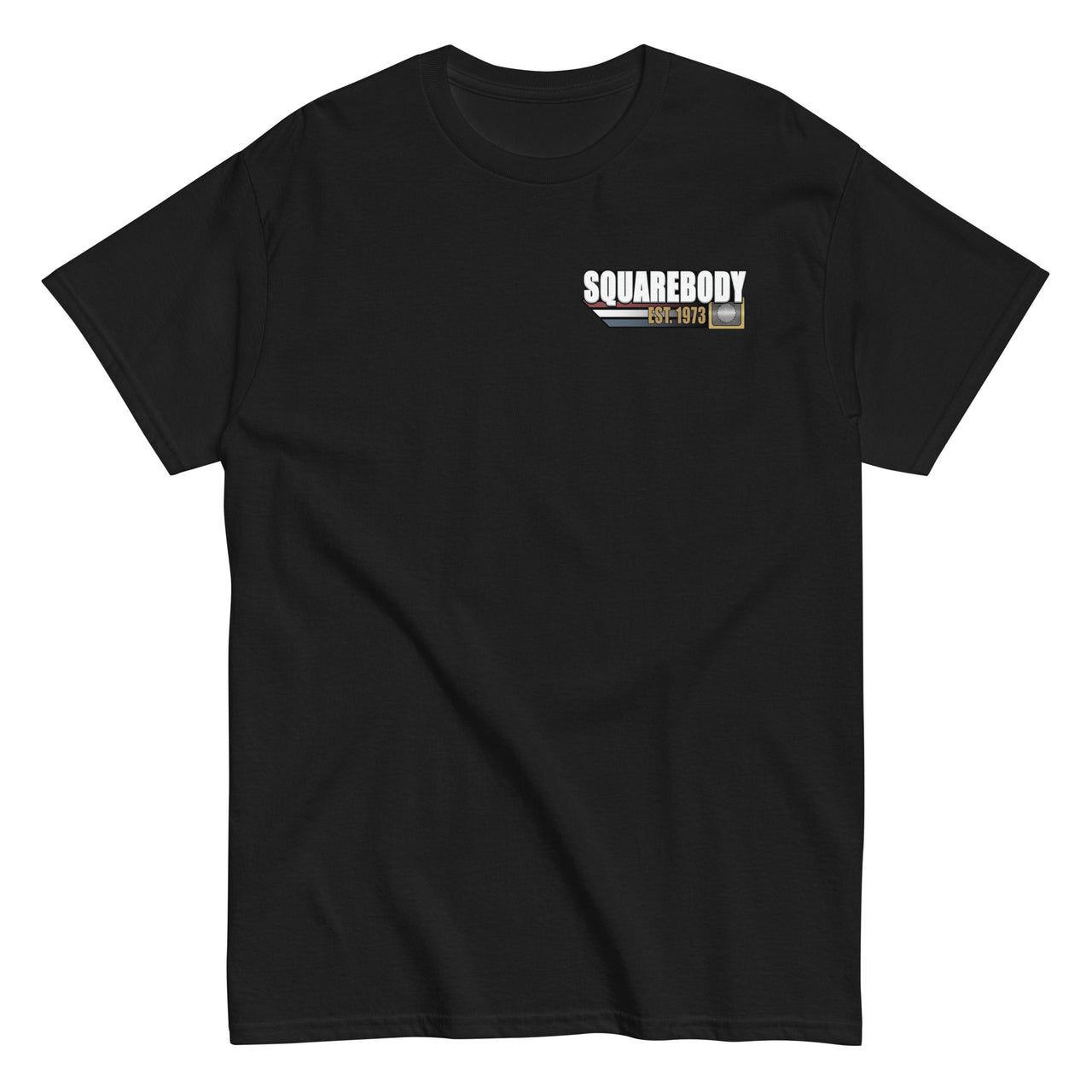 Square Body Truck T-Shirt Squarebody Est 1973 T-Shirt in black