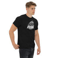 Thumbnail for Funny Car Guy Turbo T-Shirt - PSSHH modeled in black