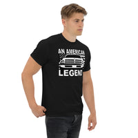 Thumbnail for 2nd Gen Truck T-Shirt With American Flag Design-In-Black-From Aggressive Thread