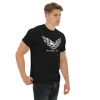 Thumbnail for 90s Trans Am Firebird Logo T-Shirt modeled in black