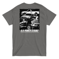 Thumbnail for 6.4 Power Stroke Trucks t-shirt in grey