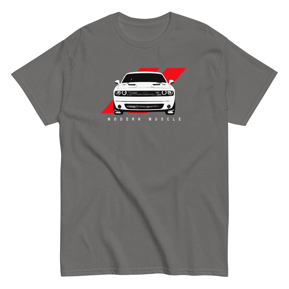 Modern Muscle - Challenger T-Shirt-In-Charcoal-From Aggressive Thread