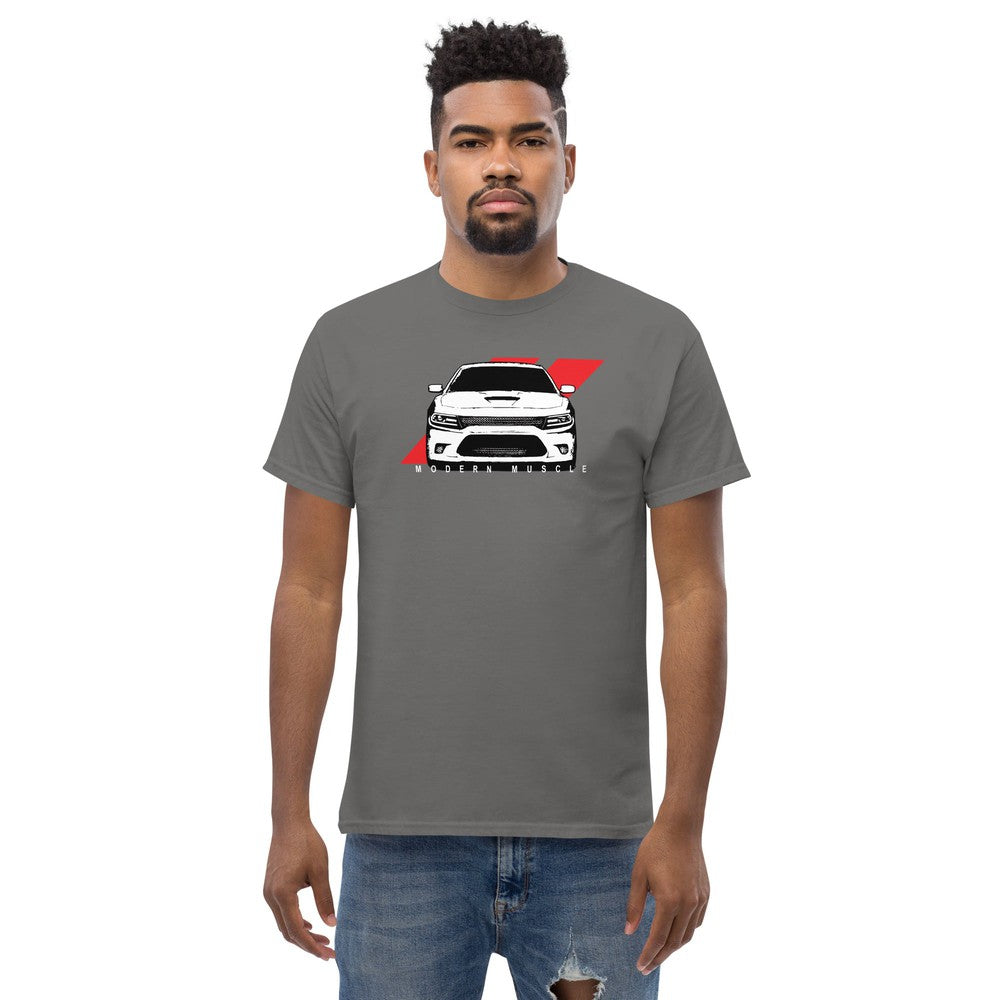 2015-2018 Charger SRT T-Shirt modeled in grey