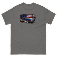 Thumbnail for 1970 GTO American Flag T-Shirt in grey