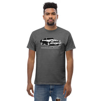 Thumbnail for man modeling a 1970 Chevelle SS T-Shirt in grey
