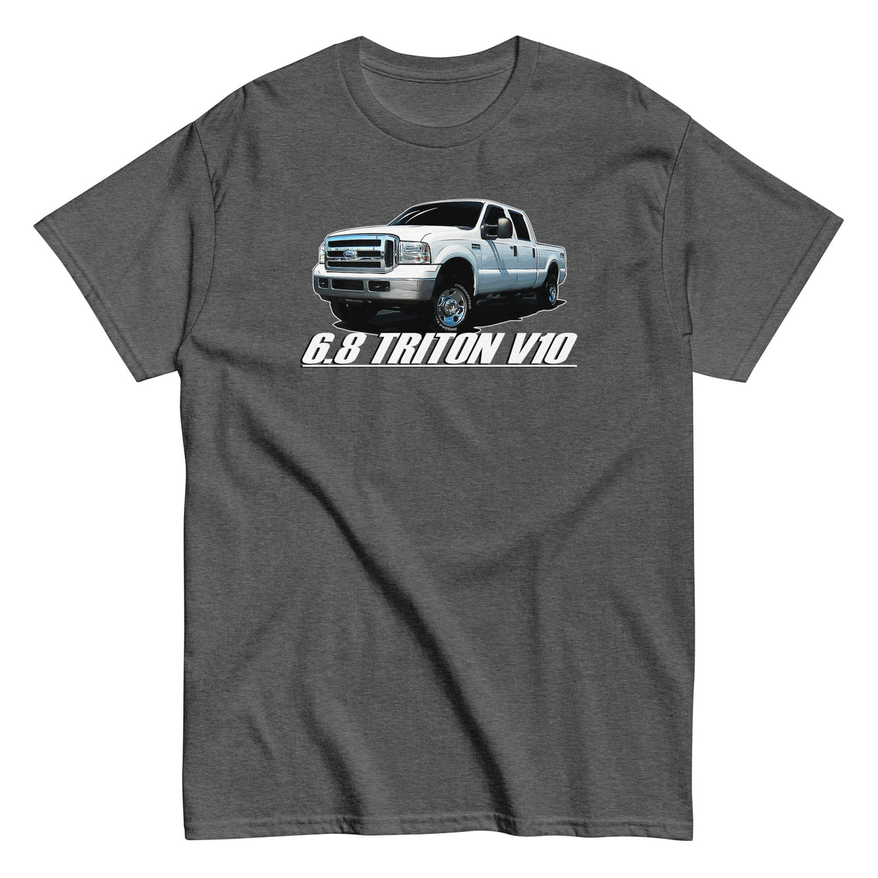 6.8 Triton V10 F250 Crew Cab T-Shirt in grey