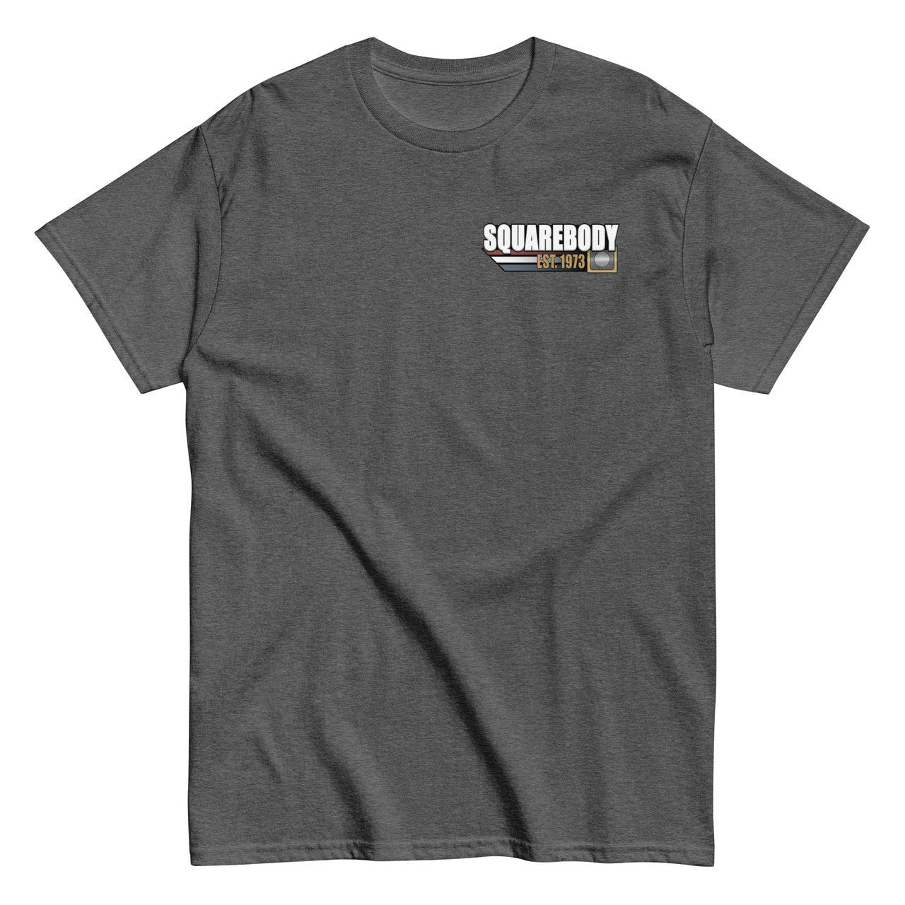 Square Body Truck T-Shirt Squarebody Est 1973 T-Shirt in dark heather