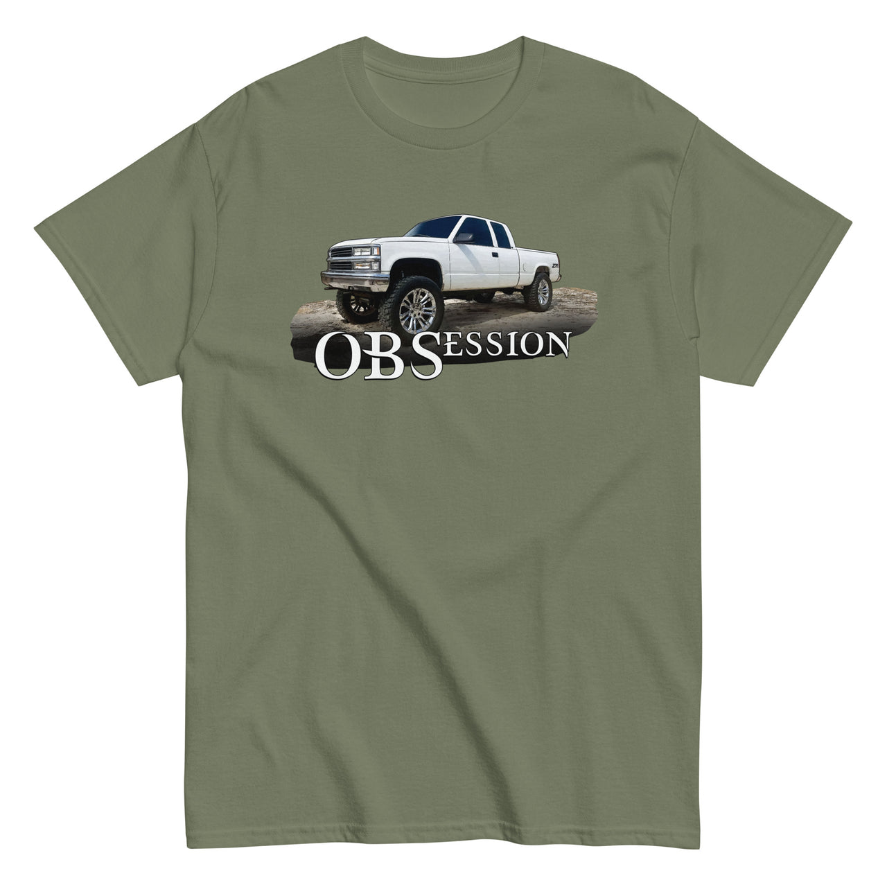 OBS Truck T-Shirt Lifted K1500 In military