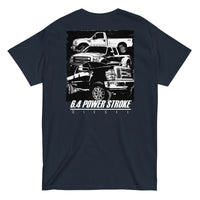Thumbnail for 6.4 Power Stroke Trucks t-shirt in navy