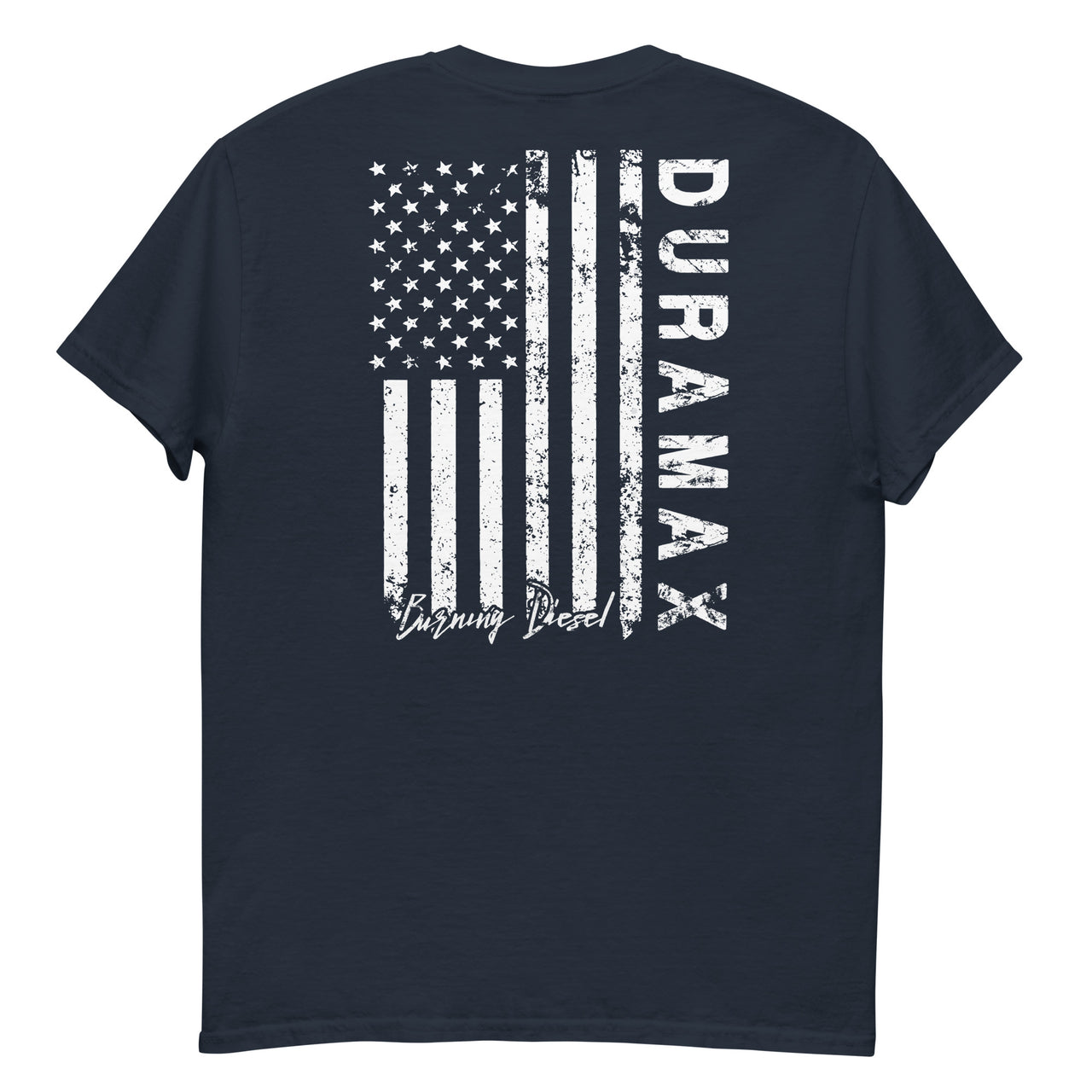 LZO Duramax T-Shirt With American Flag Design back in navy