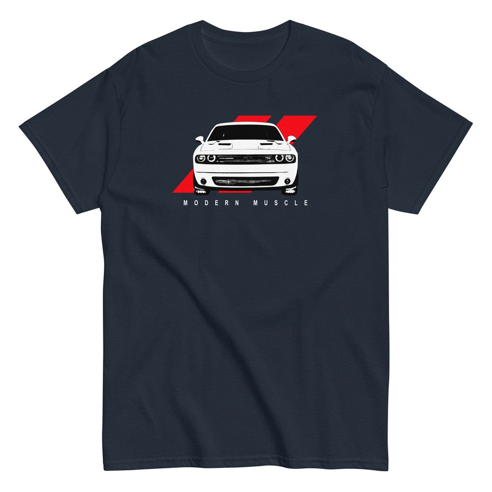 Modern Muscle - Challenger T-Shirt-In-Navy-From Aggressive Thread