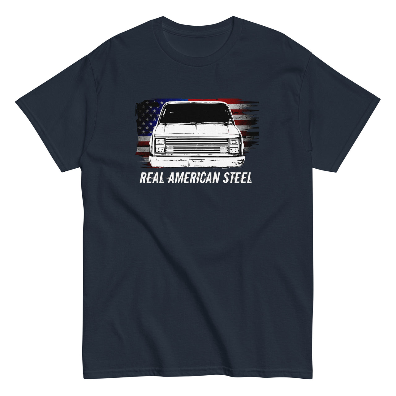 C10 Square Body T-Shirt in navy