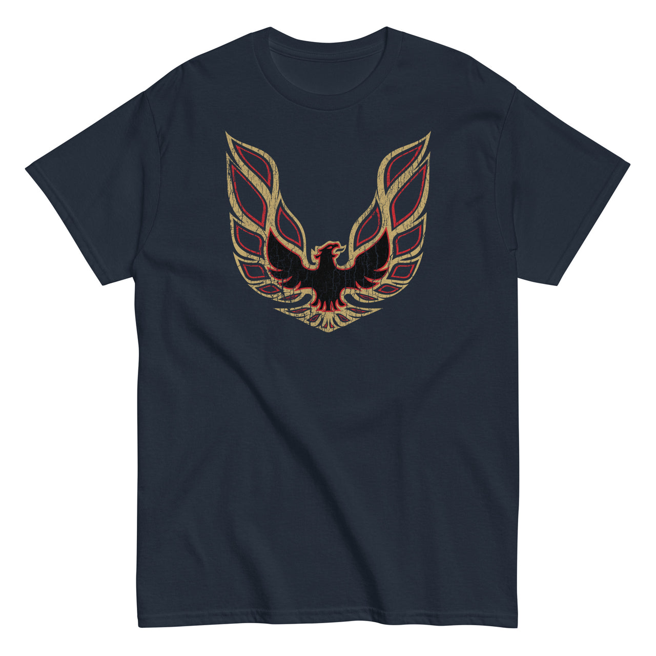 Traditional Trans Am Firebird Logo T-Shirt in navy