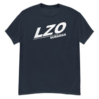 Thumbnail for LZO Duramax T-Shirt With American Flag Design front in navy