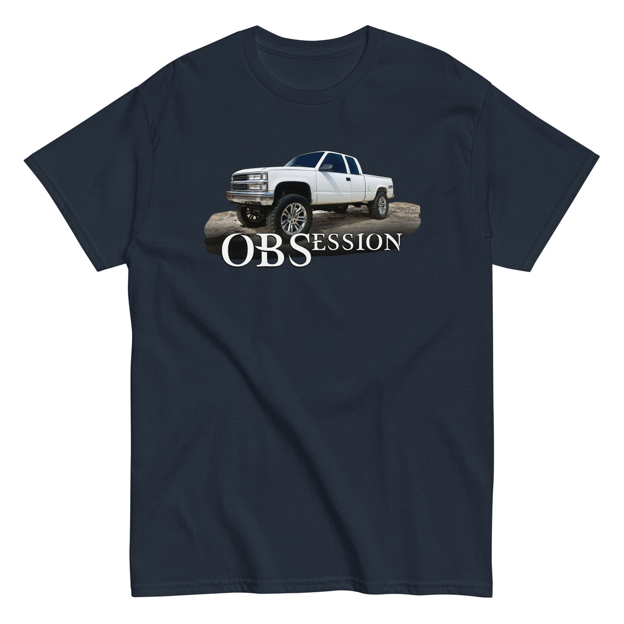 OBS Truck T-Shirt Lifted K1500 In navy