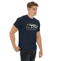Thumbnail for man modeling a 1970 Chevelle SS T-Shirt in navy