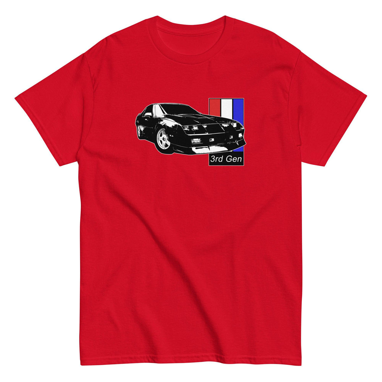 3rd Gen Camaro T-Shirt-In-Red-From Aggressive Thread